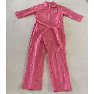 Barbie Movie Pink Power SPIRIT‎ HALLOWEEN Jumpsuit Youth Costume Sz M W/ Belt